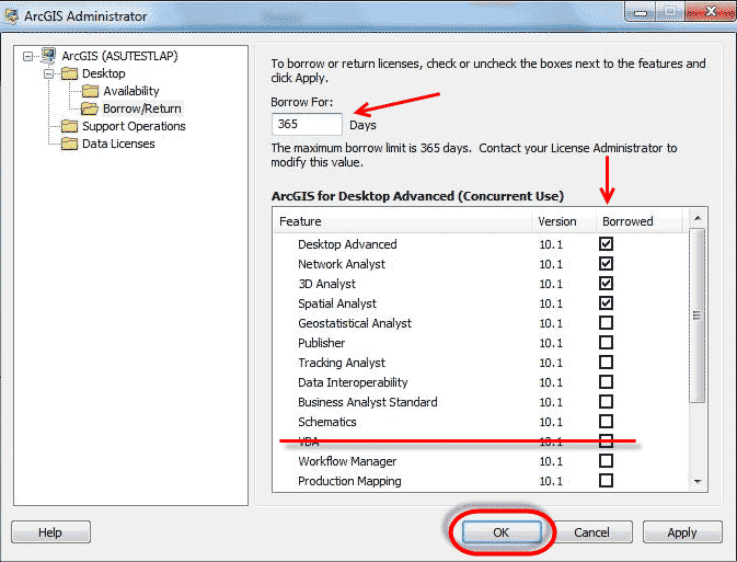 Article Borrow A License In Arcgis