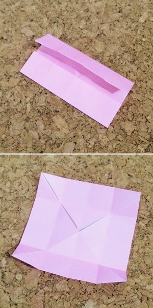 簡単 折り紙で 正方形の箱 を作る方法 色々なサイズで折ってみました 知恵の小袋