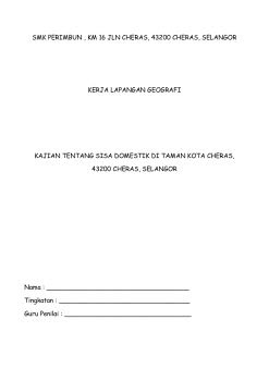 Teknik Menjawab Geografi T2 Membalik Buku Halaman 1 19 Anyflip