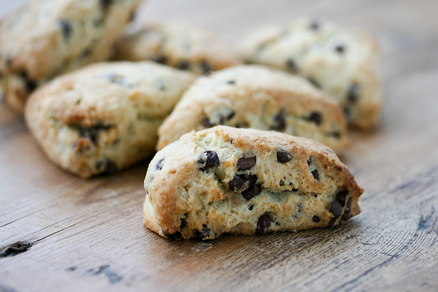 Chocolate Chip Cream Scones - Tuesdays with Dorie