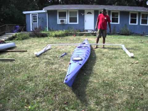 kayak outriggers - youtube