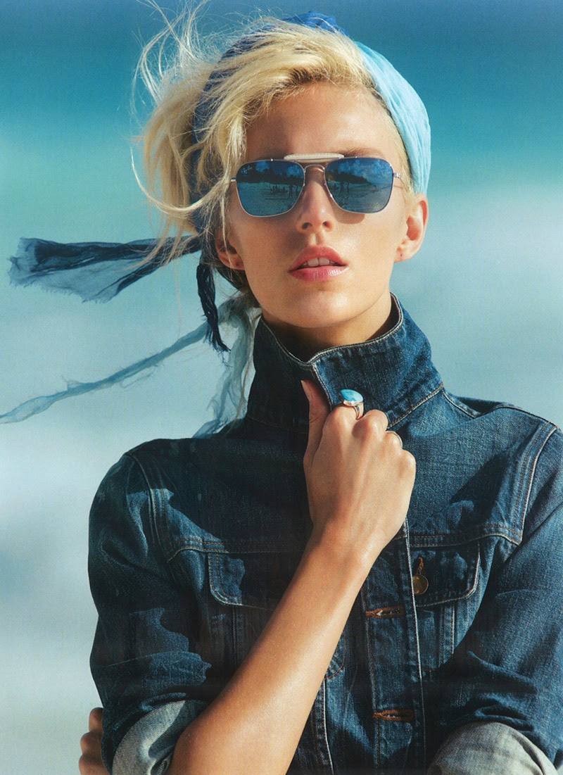 Fashion Model Anja Rubik, Vogue Paris, Style inspiration, Fashion photography, Long hair