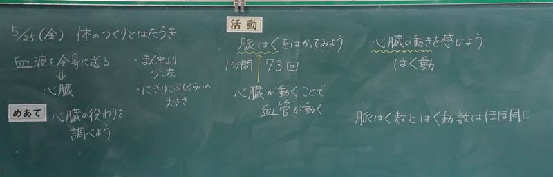心音がやっぱり弱いですね ６年 体のつくりとはたらき かたりつづけていきます