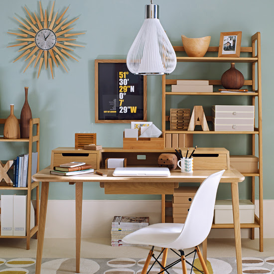 How to create retro home office housetohome co uk How to create retro home office housetohome co uk