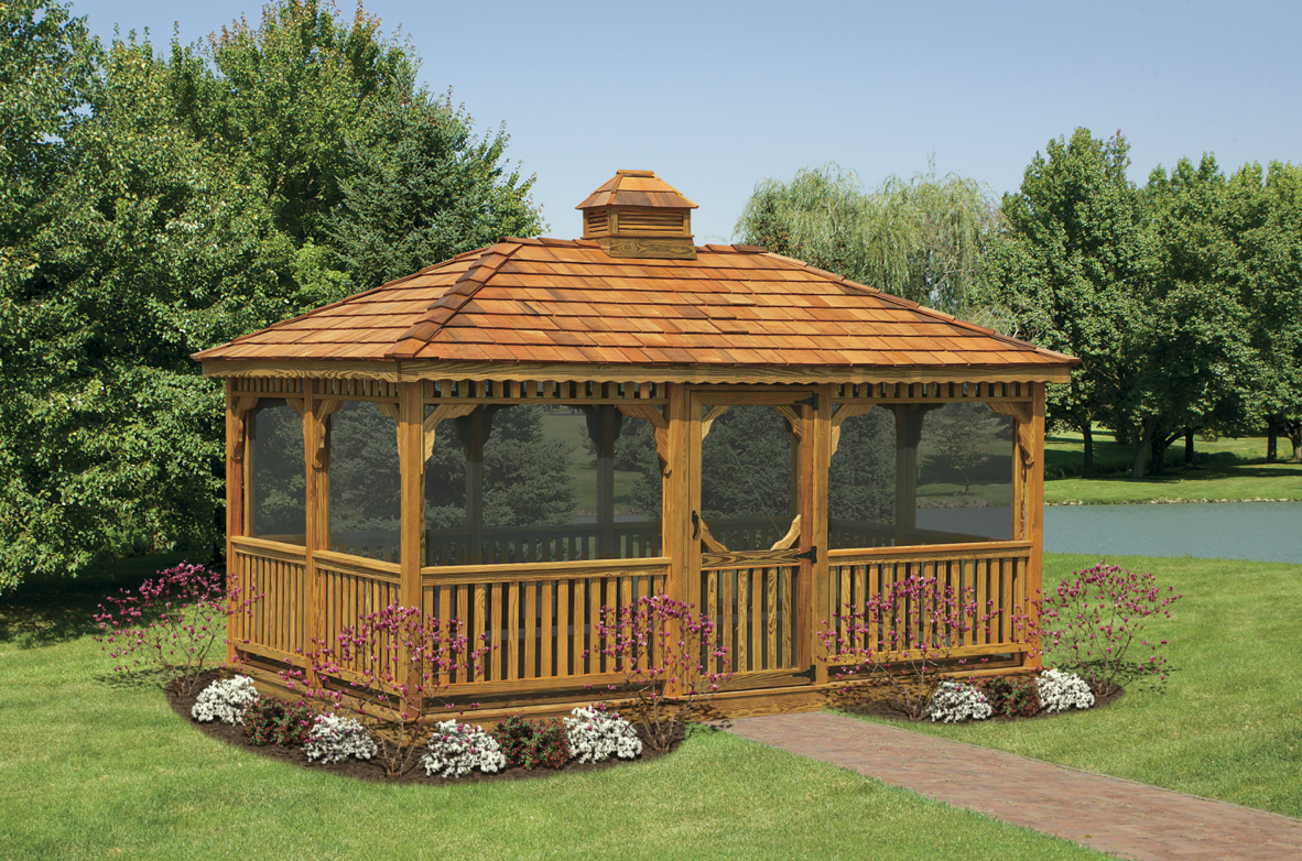 gazebos : wooden garden shed plans compliments of build