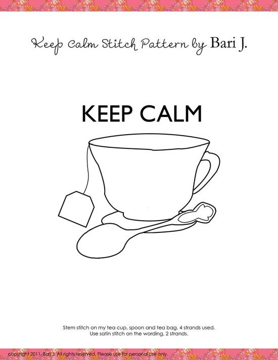 tea cup--keep calm