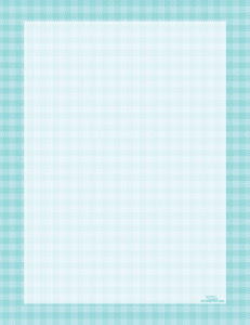 Hojas decoradas de cuadritos para imprimir  Tarjetas Para 