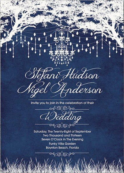 OUTDOOR wedding invitation