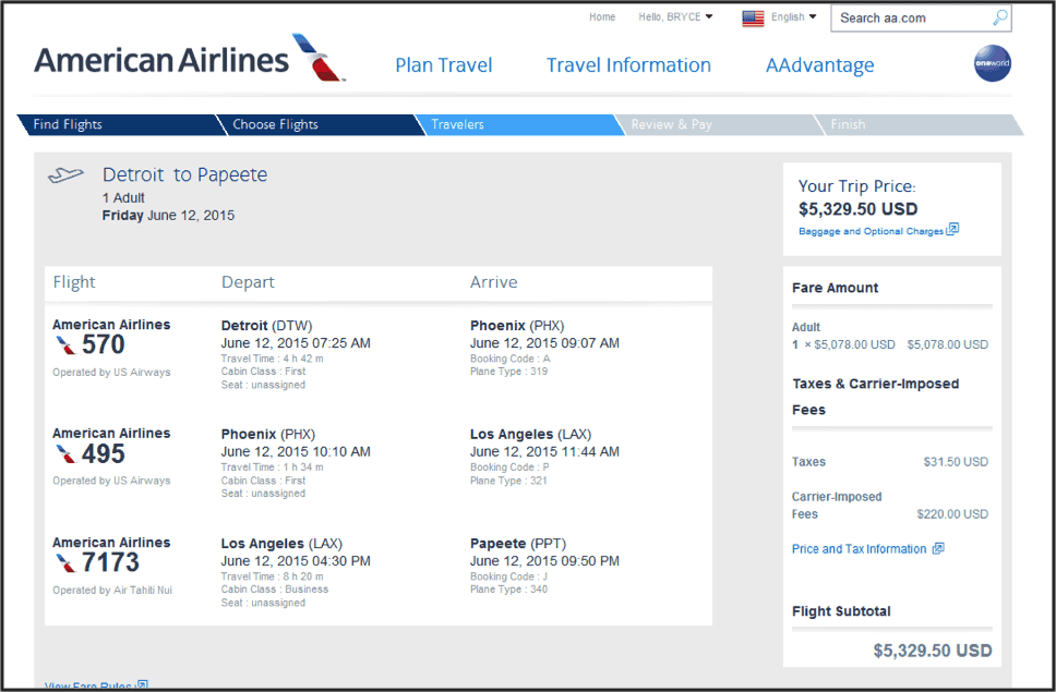 $10,659 Worth of Airfare for ONLY $320 - Client Success Story