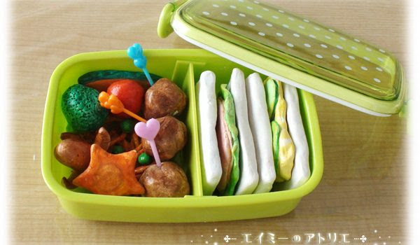 工作 クラフト お弁当 を作りました エイミーのアトリエ