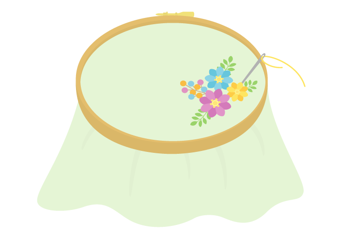 手芸 無料のフリーイラスト素材集