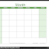 Printable Calendar Template : Blank Calendar Template | Fotolip.com Rich image and wallpaper / The new year is here and you must be having a lot of work activities to accomplish and for that, you need a work plan.
