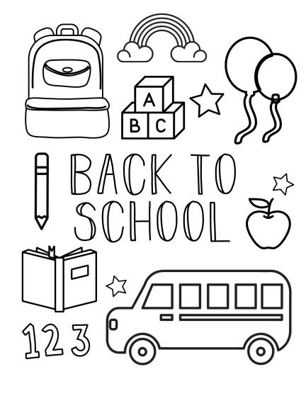 Webbrowse our printable kindergarten drawing worksheets resources for your classroom. free back to school coloring pages for preschool kids school coloring