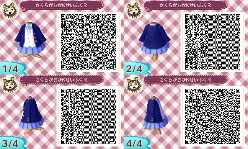 とびだせ どうぶつの森 マイデザインqrコード０３ ぶるのば