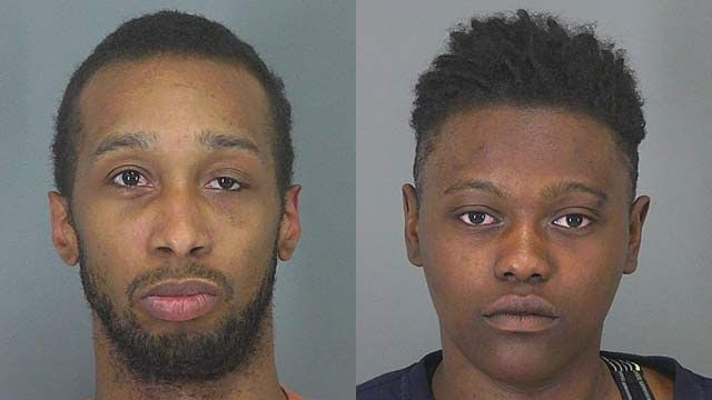 Matthew Williams and Porsha Gage (Source: Spartanburg County Detention Center)