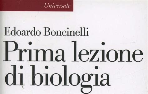 Read Online Prima lezione di biologia Kindle eBooks PDF