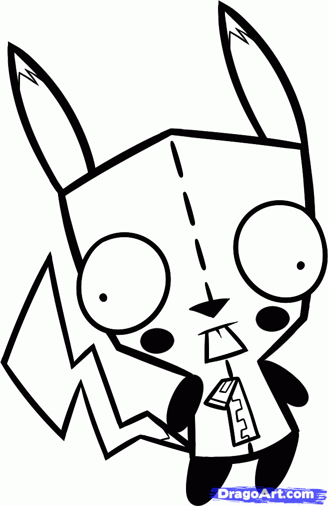 Free Gir Invader Zim Coloring Pages Download Free Clip Art Free