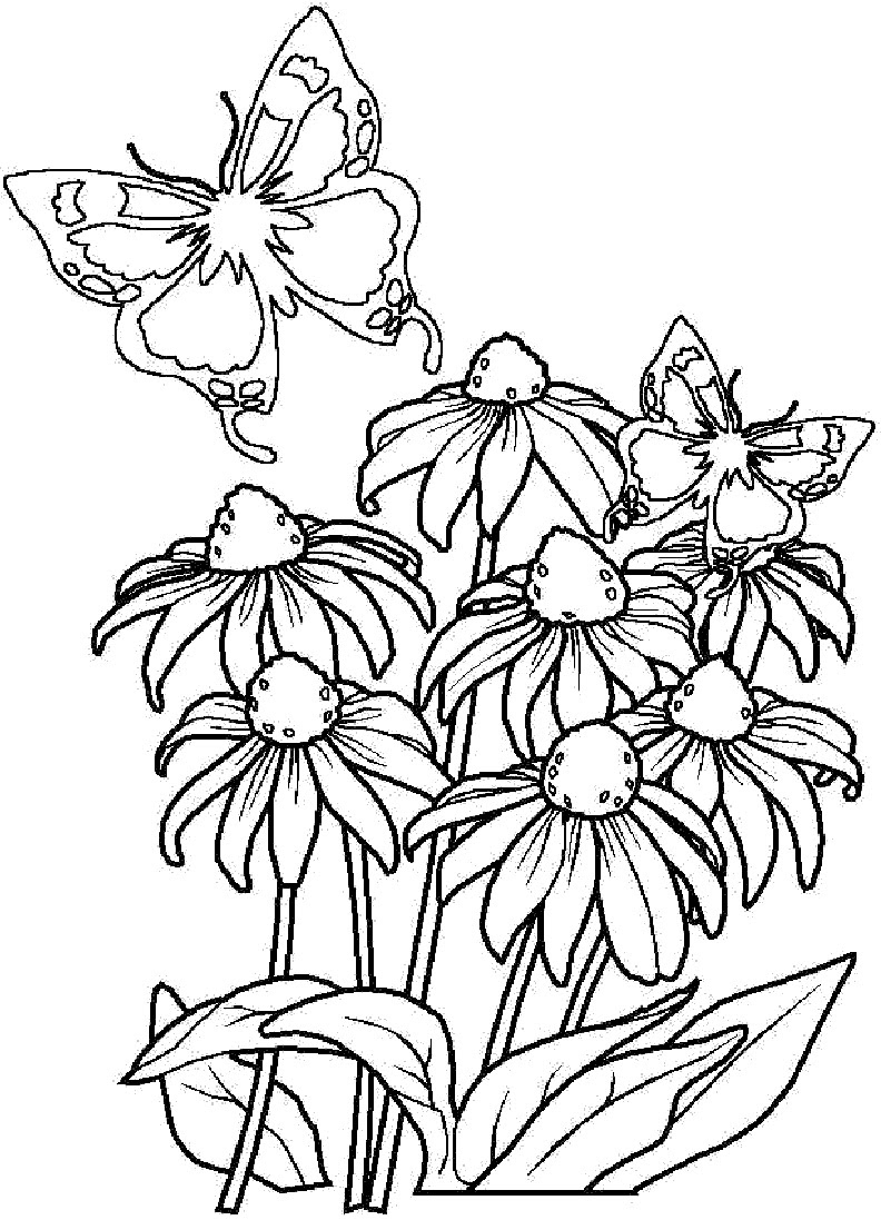 Download Bouquet Of Flowers Coloring Pages for childrens printable ...