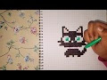 Image chat en pixel facile 184209-Chat en pixel facile