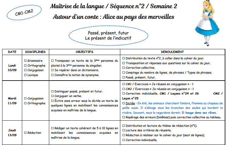 Francais Cm1 Cm2 Sequences Evaluations 2018 2019 Christall Ecole