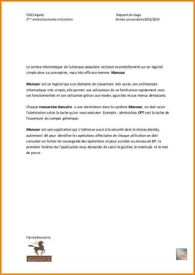 exemple lettre de motivation informatique  Modele de lettre type