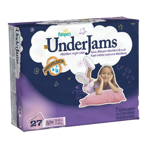 Deal of the Day on December 16, 2011 for Pampers UnderJams Girls Size 7 (S/M) Diapers Mega Pack 27 Count (Pack of 3)