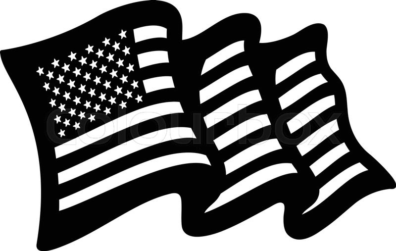 Download American Flag Vector Black And White at GetDrawings | Free ...