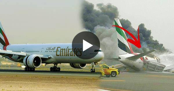 Trending Now Plane Of Emirates Carrying 300 People On Board Tragically Crashed At The Dubai Airport The Viral Sharer