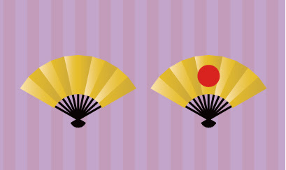 扇のイラスト Ec Design デザイン