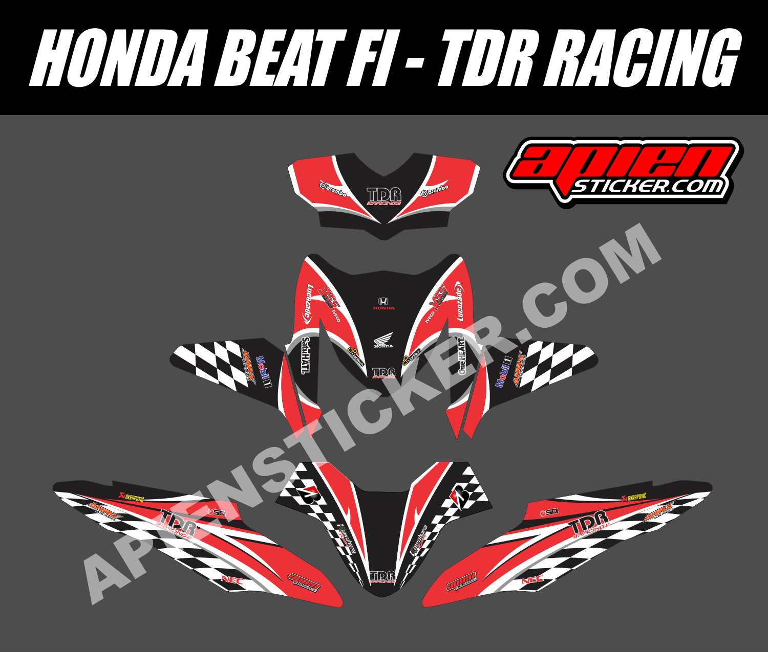 Koleksi Modifikasi Body Motor Beat F1 Terupdate Fire Modif