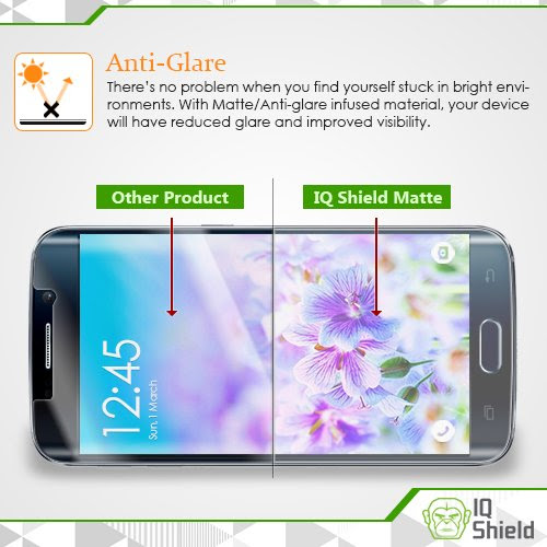 Anti-Glare IQ Shield Matte Full Body Skin Compatible with Razer Phone Screen Protector and Anti-Bubble Film Full Coverage 