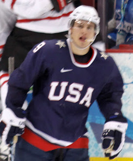 Zach Parise, the United States during the 2010...