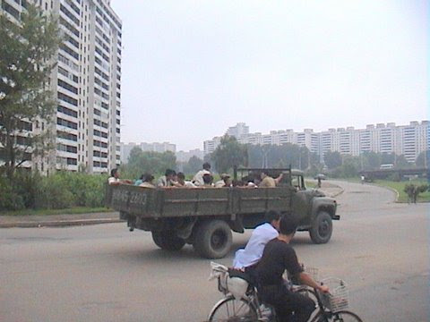 Pyongyang Capital da Coreia do Norte - Transporte de massa