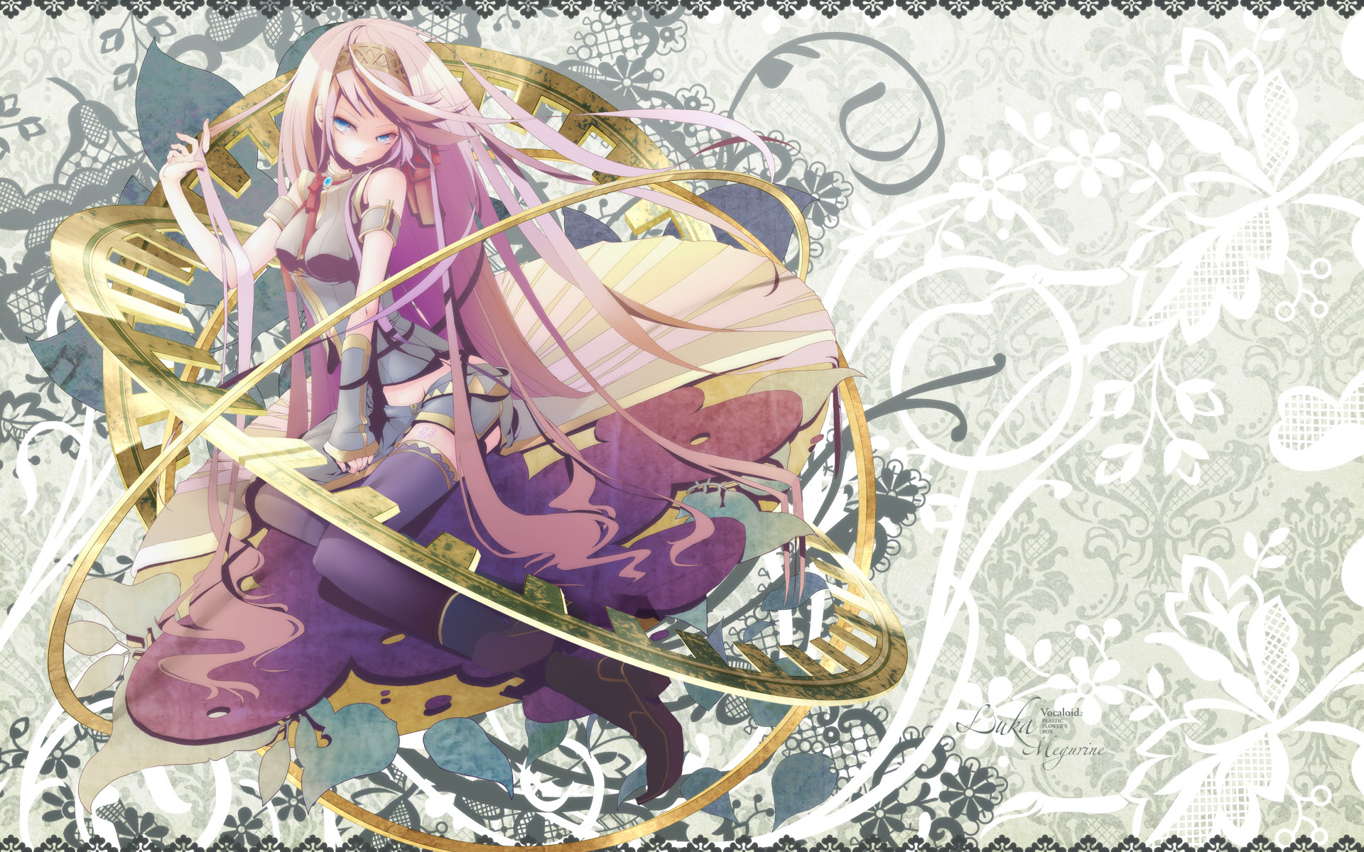 Anime - Vocaloid  - Megurine Luka - Luka - Megurine Papel de Parede