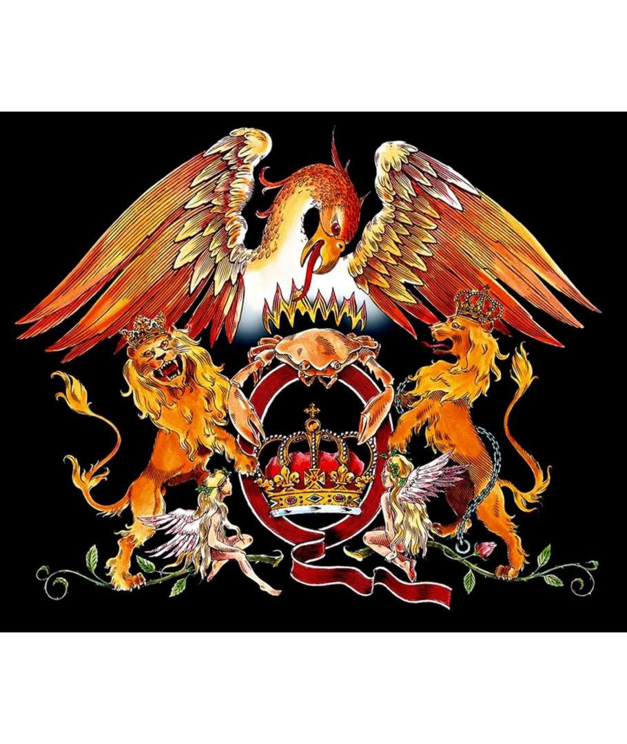 Pegatina QUEEN - Logo - House of Rock