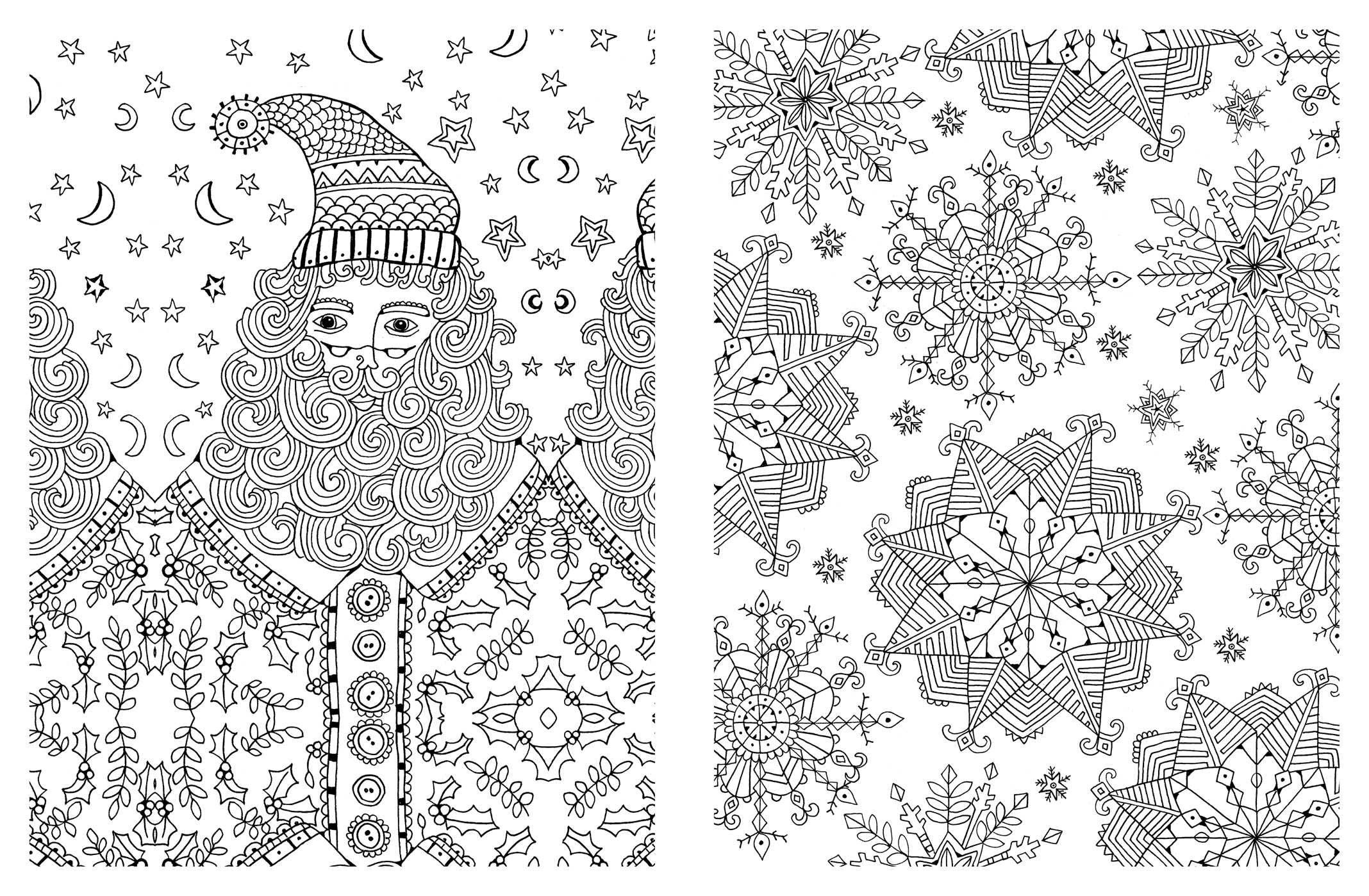 Download Christmas Adult Coloring Pages - Coloring Home