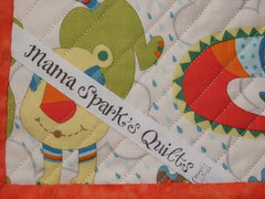 Chenille blanket label