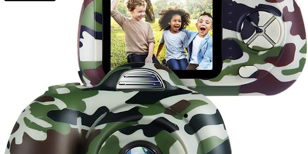 ❤ Crаzу Dеаlѕ OMWay Kids Camera for Boys,4 5 6 7 Year Old Boy Gifts,Toys for 6 7 Year Old Boys,Best Gifts for Toddlers Camping,Kids Digital Video Camcorders,Camo(32GB SD Card Included).