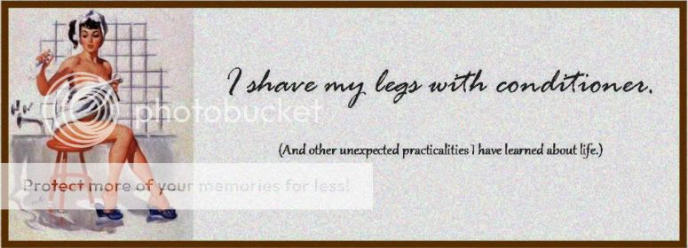 I shave my legs with conditioner