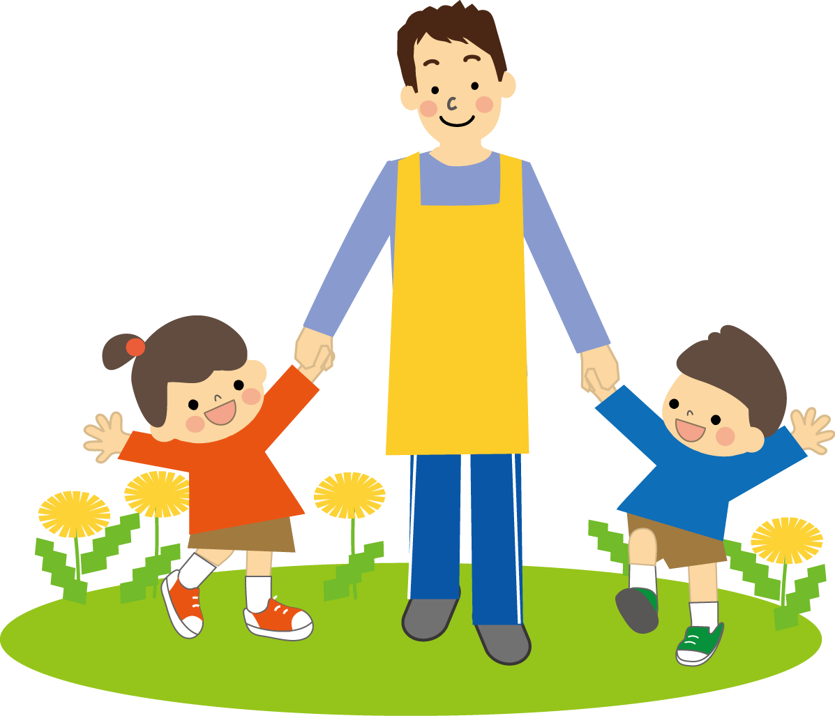 保育士のイラスト 幼稚園 保育園 無料イラスト フリー素材