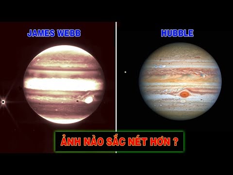 So sánh ảnh chụp giữa kính viễn vọng không gian James Webb và Hubble | Khoa học vũ trụ - Top thú vị|