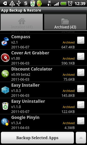 App Backup & Restore