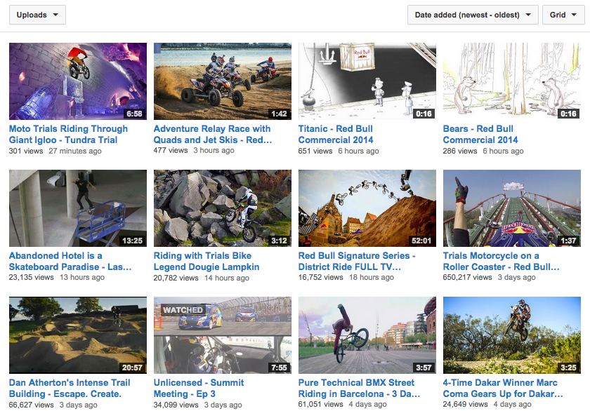 RED BULL VIDEOS