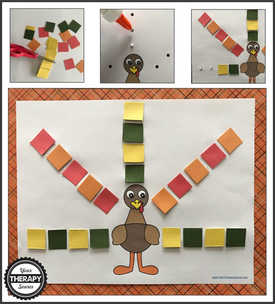 After seeing this on Turkey Squares arts and crafts on  Info Turkey Squares Craft Project