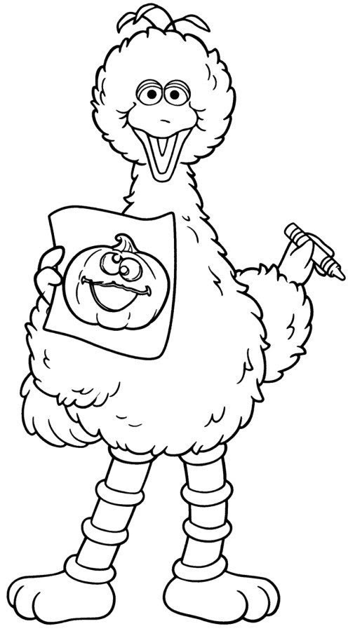 Download Big Bird Coloring Pages at GetColorings.com | Free ...