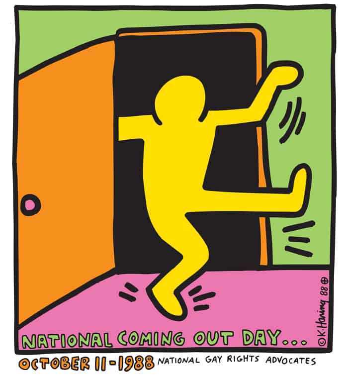 National Coming Out Day Keith Haring