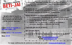 Invitación Beti-Jai AAVV