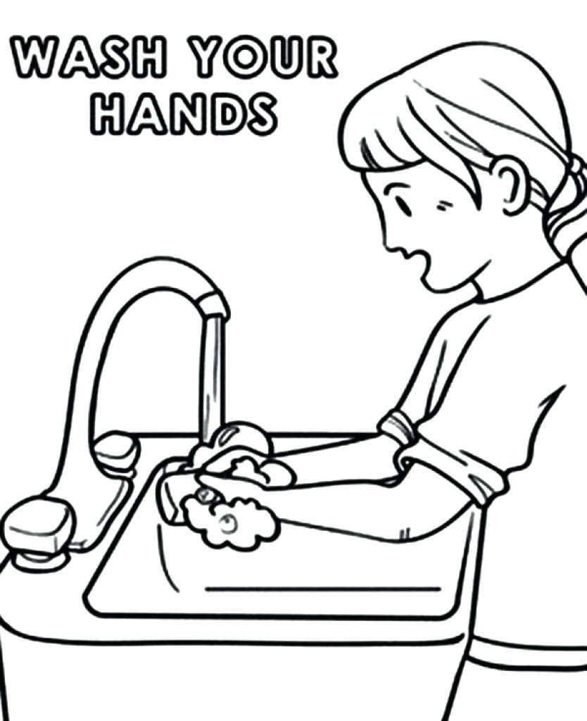 Wash Your Hands Coloring Page - Online Free Coloring Pages for Kids - Coloring Sun - Part 2 : Print out the pdfs and color the old fashioned way, or import the pngs into a drawing app and create gorgeous digital art!