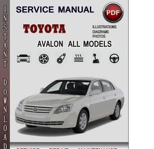 Free Read 1996 toyota avalon service repair manual software Gutenberg PDF