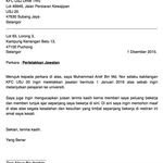 contoh surat tunjuk sebab kesalahan